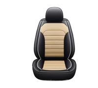Axexnejv Fundas de Asiento para Coche Funda Universal para Asiento Coche 5 Plazas, Cobertura Total, para X5, E87, E87, X1, F48, X2, X3, X4, X6, X7, M3, M4 Y M5(E Beige 5 Seat)