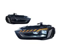 Axexnejv Lámpara Coche Montaje Para A4L 2013-2016 Faro Delantero LED Proyector Lámpara De Cabeza Luz De Circulación Diurna Luz De Coche(Halógeno)