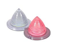 Axexnejv Luz Faro Posterior Para Chevrolet Para Camino Para Impala Para Nomad 1960 1961 Luces Traseras LED Conjuntos De Respaldo Faros Traseros(Clear Lens Red)