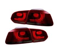 Axexnejv Luz Faro Posterior Para VW Para Golf 6 Mk6 R20 2008-2013 Señal De Giro Dinámica Luces Traseras Freno Antiniebla Inversa Montaje Luz Trasera LED Coche Faros Traseros(Red Gray)