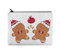 Axfbim Bolsa de cosméticos de Navidad, bolsa de cosméticos de viaje, bolsa de maquillaje, organizador de maquillaje para mujeres, estuche organizador de maquillaje de gran capacidad, portátil, A,