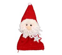 Axfbim Bolsas de regalo de Navidad, bolsas de almacenamiento de caramelos, bolsa de almacenamiento de muñecas de Papá Noel con cordón, bolsa de regalo de dulces reutilizable, para vacaciones, niños,
