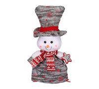 Axfbim Bolsas de regalo de Navidad, bolsas de regalo de Navidad para niños, bolsa de muñeca de manzana de Navidad con cordón, bolsas de regalo pequeñas reutilizables (C)