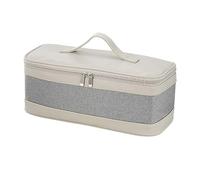 Axfbim Organizador de bolsas de viaje, organizador de almacenamiento portátil resistente al agua, funda de transporte de capas, para secador de pelo, compatible con bolsa portátil, para todos los