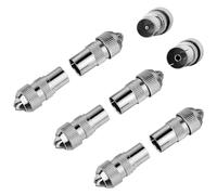 AXFEE 8 Piezas acoplador coaxial de Antena de TV de Tipo F