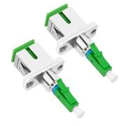 AXFEE Adaptador de Fibra Óptica con Cable Simple LC/APC Macho a SC/APC Female, 2 Piezas Adaptador de Fibra Óptica SC/AP-C Hembra a LC/AP-C Macho Monomodo