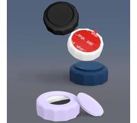 AXFEE AirTag IPX8 Funda Protectora Impermeables, 4 Piezas Llaveros AirTag Funda Protectora, Air Tag Portátil Impermeable, AirTag Portátil Antipérdida con adhesivo, para Bicicleta, Control Remoto, Dron