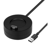 AXFEE Base de Cargado Compatible con Garmin, 1M USB-C Cable, Estación de Carga USB, Cable de Carga para Reloj Inteligente Estación, Compatible con Fenix 7/6/5 /Forerunner 945/935/245/45/45S, Negro