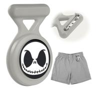 AXFEE Funda para A-pple AirTag, 1 Pieza Estuche Airtag GPS Oculto, Air Tag Impermeable Funda de Silicona Suave, Beige Cool Acid, para niños, Personas Mayores, Mascotas, Ropa