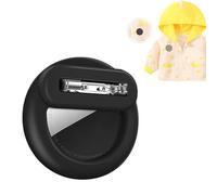 AXFEE Funda para A-pple AirTag, Estuche Airtag GPS Oculto, Paquete de Soportes para AirTag para niños, Air Tag Impermeable Funda de Silicona Suave, Negro, para Niños y Adultos Dentro de la Ropa
