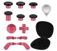 AXFEE Joysticks Metálicos de Repuesto para Xbox Elite Series 2, Xbox Elite Series 2 Accesorios, Thumbsticks de Metal Para el Controlador, 13 Piezas, para Xbox Elite Series 2 Core, (Rojo)