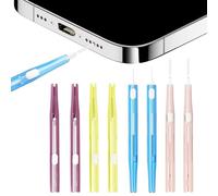 AXFEE Kit De Limpieza De TeléFono Celular 8 Pcs, Kit De Cepillo De Limpieza De Puerto De TeléFono USB C TapóN, Cepillo De Limpieza De Doble Cara, Kit De Limpieza De Carga, Adecuado para Puertos USB-C