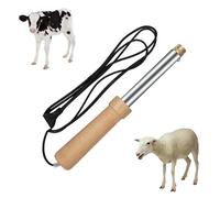 AXGCAA Descornador Eléctrico, Dispositivo para Quitar Cuernos de Vacas y Ovejas sin Sangre con Diseño de Mango, Descornador Eléctrico Portátil para Terneros, Calentamiento de Cabeza de Cobre