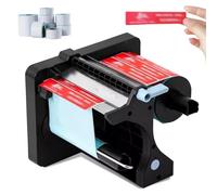 AXGCAA Dispensador Automático de Etiquetas, Máquina Eléctrica de Pelado de 20-130mm con Doble Sensor, Máquina de Pelado de Etiquetas con Velocidad Ajustable, Diámetro de Bobina de 75mm