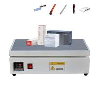 AXGCAA Envolvedora Manual de celofán, máquina de sobremesa de 0-300 ℃ con Control Inteligente de Temperatura, envolvedora retráctil con Almohadillas Antideslizantes para un envasado(20x40cm)