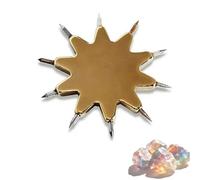 AXGCAA Kit de Prueba de Dureza Mohs, Lápiz Medidor de Dureza (Escala 1-10), Pruebas de Rayado Rápidas, Puntas Numeradas Duraderas, Diseño Portátil 10 en 1, para Geólogos, Coleccionistas de Minerales