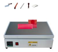 AXGCAA Máquina para Envolver celofán, máquina de sobremesa con Sellado térmico y Temperatura Ajustable de 0 a 300°C, máquina Manual para Envolver, con Borde antiescaldadura, para perfumes(30x40cm)