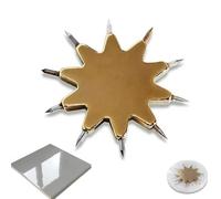 AXGCAA Probador de Dureza por Rayado Mohs, Lápiz de Prueba de Dureza 1-10 con Diseño de Estrella, Fácil Manejo con una Sola Mano, Marcas Claras, Estructura Robusta; para Pruebas en Rocas, Jade