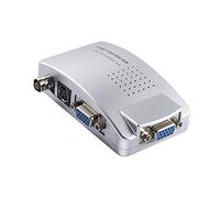 axGear Adaptador de Caja convertidora VGA a BNC S-Video Salida de vídeo coaxial