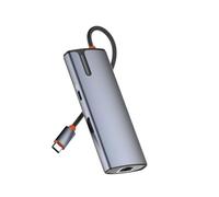 axGear Convertidor USB tipo C HUB Giga LAN HDMI 4K USB 3.0 de aleación de aluminio adaptador USB-C