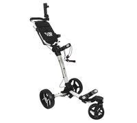 Axglo Trlite 360 Carrito Manual con 3 Ruedas de Golf, Unisex Adulto, White Grey, Talla única