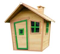 AXI Alice Casa infantil de Madera FSC en Marron y Verde | Casita de Juegos para ninos de Jardin / exterior con Ventanas