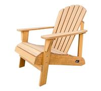 AXI Carmen Silla Adirondack, de Madera, Beige| para Jardin, Terraza 1 Persona | con Respaldo Alto 90 x 78 x 93 cm 14 kg.