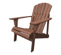 AXI Carmen Silla adirondack, de Madera, Marron| Para Jardin, Terraza 1 persona | Con Respaldo alto 90 x 78 x 93 cm 14 kg