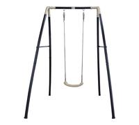 AXI Columpio infantil de Metal en antracit y crema con 1 Plaza | Columpio para ninos de Jardin / exterior