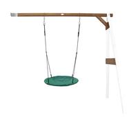AXI Columpio nido adosado Verano para ninos | Exterior 100 cm para el Jardin |Blanco / Marron