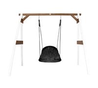 AXI Columpio nido Roxy con estructura para ninos | De exterior para el Jardin | Blanco y Marron