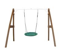 AXI Columpio nido Verano con estructura para ninos | Exterior 100 cm para el Jardin | Marron y Blanco