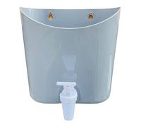 AXI Depsito de agua con grifo para cocina de juguete o cocina de barro - gris | para exterior - 0,7 litros - 20 x 18 x 9 cm | a partir de 3 aos