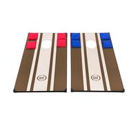 AXI Juego de Cornhole con 2 mesas - Juego de lanzamiento de bolsas para exterior/interior - Incluye 8 bolsas de cornhole y bolsa de transporte - Mesa plegable de madera - 91 x 60 cm