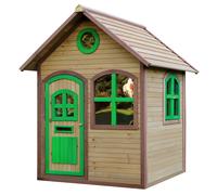 AXI Julia Casa infantil de Madera FSC en Marron y Verde | Casita de Juegos para ninos de Jardin / exterior con Ventanas