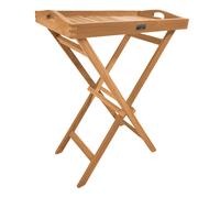 AXI Lora Carro con Bandeja extraible - en Teca - con asas abiertas | Carro de Cocina / para Jardin, Balcon, Terraza o interiores | 93 x 62 x 84 cm