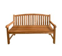 AXI Suki Banco de Jardin de Madera de Teca - Marron | Asiento con Reposabrazos y Respaldo - para 3 Personas | para Parque/terraza | 150 x 63 x 95 cm.