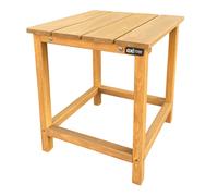 AXI Tess Mesa auxiliar de madera marron | Para jardin, balcon, terraza | Sala de estar 40,5 x 40,5 x 46 cm