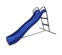 AXI Tobogan Autonomo con Conexion de Agua 180cm Azul y Antracita | Tobogan de Metal y Plastico para el Jardin