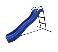 AXI Tobogan autonomo con Conexion de agua 180cm azul y antracita | Tobogan de Metal y Plastico para el Jardin