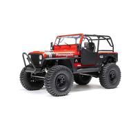Axial 1/10 SCX10 III Jeep CJ-7 tracción en las 4 ruedas cepillado RTR rojo AXI03008T1