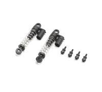 Axial AXI204002 Juego de amortiguadores traseros, 0,4 mm, resorte: SCX24 Jeep JT Gladiator, gris/plateado