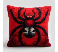 AxiangziK Kit de gancho de pestillo para alfombras,Araña animal,DIY de gancho de pestillo de cojín,kit de bordado de cojín para niños,43x43cm