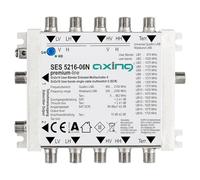Axing SES 5216-06N Sat - Conmutador múltiple (5 en 2 × 16 receptores, SATCR, unicable)