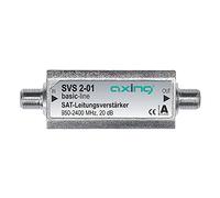 Axing SVS 2-01 - Amplificador de señal (20dB, 950-2400MHz), plateado