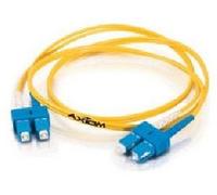 Axiom 10m LC/SC 9/125 Cable de Fibra optica Amarillo - Cable de Fibra óptica (10 m, LC, SC, Male Connector/Male Connector, Amarillo)