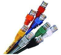 Axiom 3ft. 350MHz Cat5e - Cable de Red (0,91 m, Cat5e, U/UTP (UTP), RJ-45, RJ-45, Púrpura)