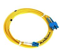 Axiom 8m ST-ST Cable de Fibra optica OFNR Amarillo - Cable de Fibra óptica (8 m, OFNR, ST, ST, Male Connector/Male Connector, Amarillo)