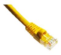 Axiom Cat6a 1ft - Cable de Red (0,3 m, Cat6a, U/UTP (UTP), RJ-45, RJ-45, Amarillo)