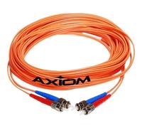 Axiom LC/ST 30m Cable de Fibra optica OM1 Naranja - Cable de Fibra óptica (30 m, OM1, LC, ST, Male Connector/Male Connector, Naranja)
